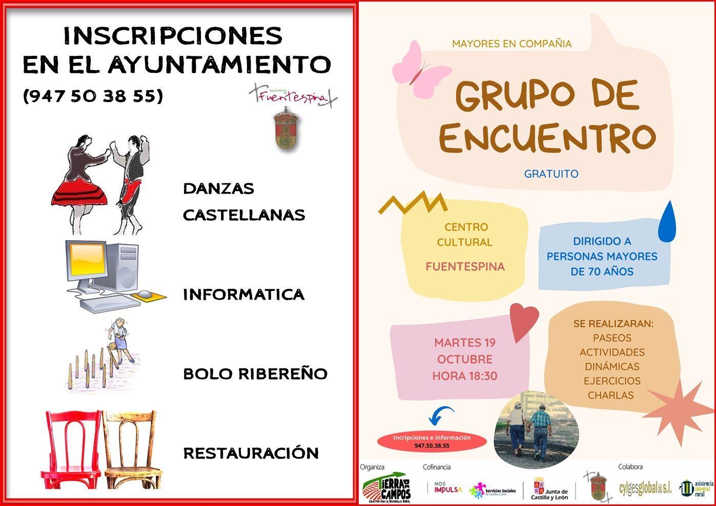 Actividades curso escolar