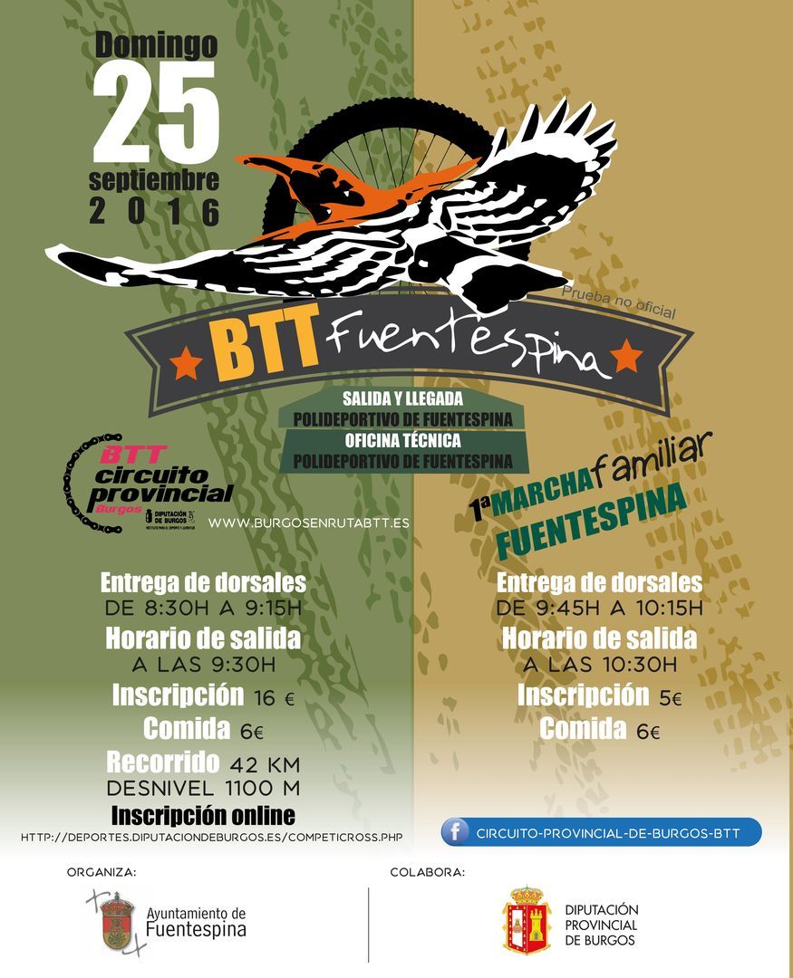 BTT de Fuentespina. Carrera ciclista. 2016